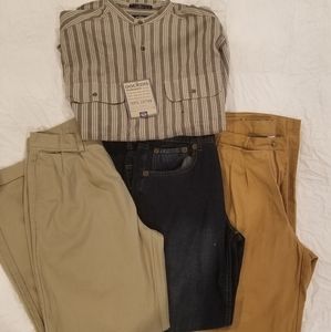 Men's shirt and pants bundle